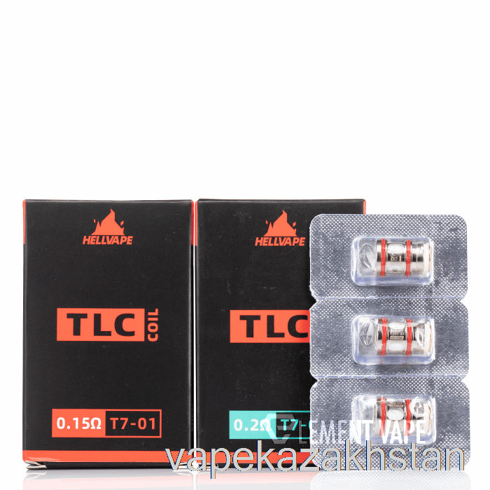 Vape Kazakhstan Hellvape TLC Replacement Coils 0.15ohm T7-01 Coils